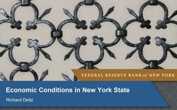 Richard Deitz's Briefing on Regional Economic Conditions in New York State