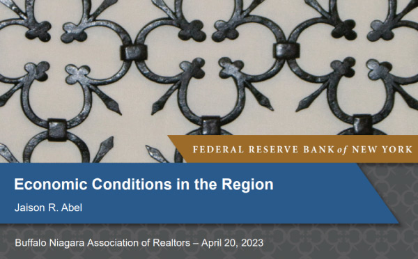Jaison Abel's Briefing on Regional Economic Conditions in Buffalo